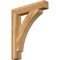 Ekena Millwork Thorton Block Rough Sawn Bracket, Western Red Cedar, 6"W x 36"D x 44"H BKT06X36X44THR05RWR - alternate 1